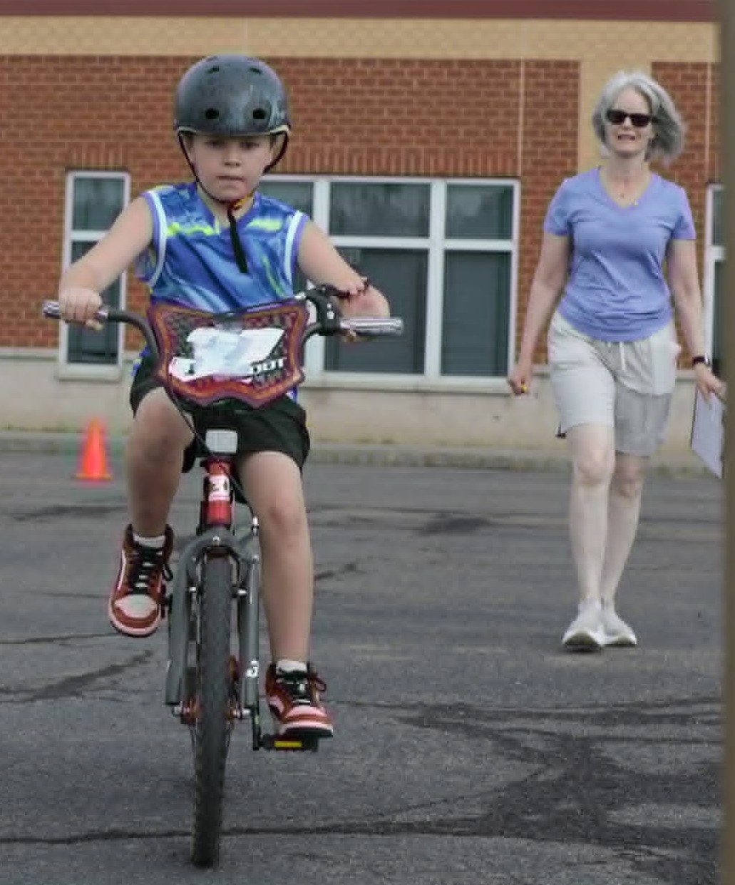 Melony at bike rodeo
